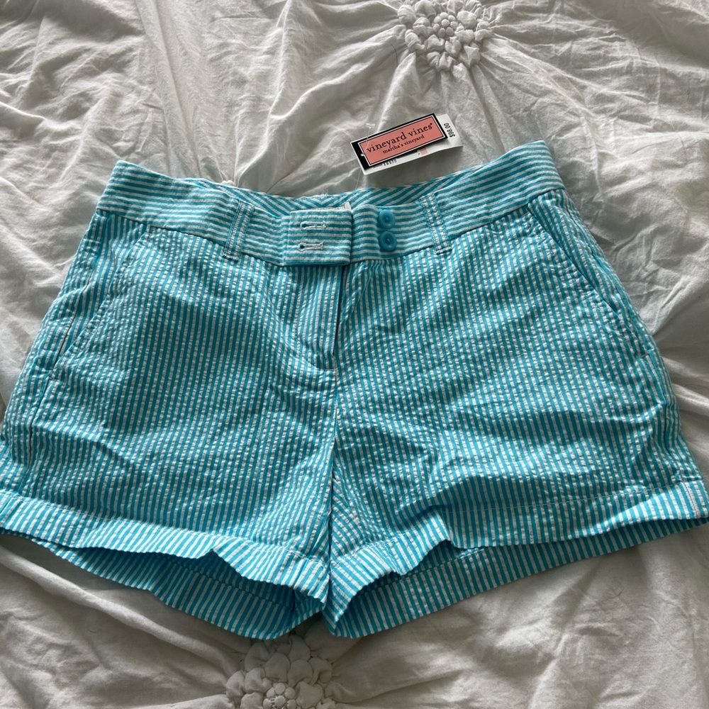 New with tags vineyard wines seersucker shorts